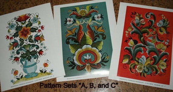 Rosemaling Pattern Sets