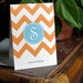 Stationery Set (10), Modern Notecards, Monogram Stationery, Chevron Cards, Contemporary, CHOOSE Colors