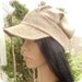 CONDUCTOR - Pleated and Billed Cap in Vintage Cotton MEDIUM