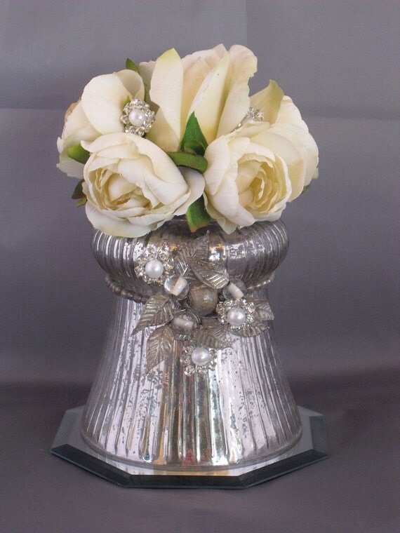 Items similar to Crystal & Jewelry Cake Topper on Etsy