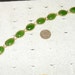 Vintage Real Jade Bracelet 1970's Cabochon Jewelry 2047