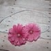 Newborn Headbands-Baby Headbands-Double Flower Headband Pink