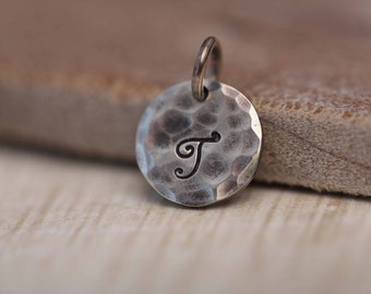 ONE Letter Charm, Personalized Necklace Charm, Personalized Jewelry