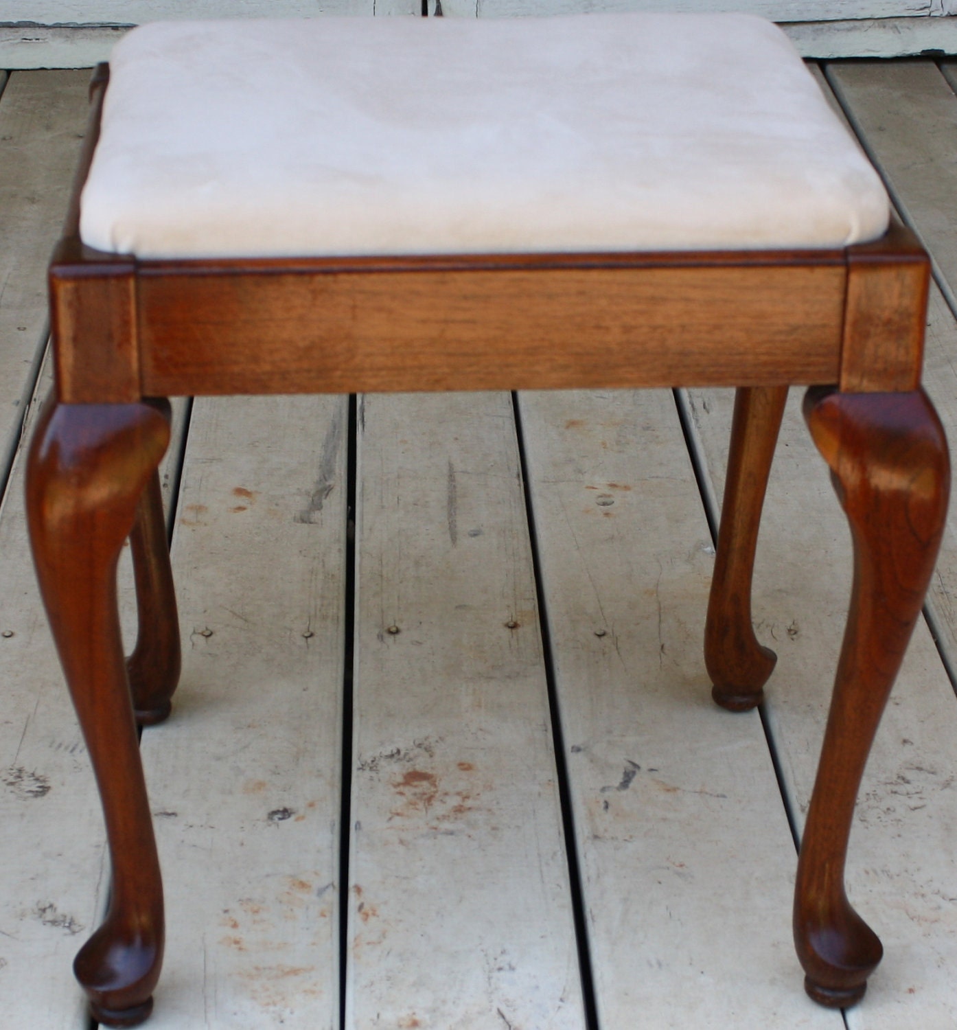 Vintage Singer Queen Anne Sewing Stool
