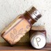 Hostess Gift Salt & Pepper Shakers, Brown Kitchen Set, Beige Floral Shakers ohtteam