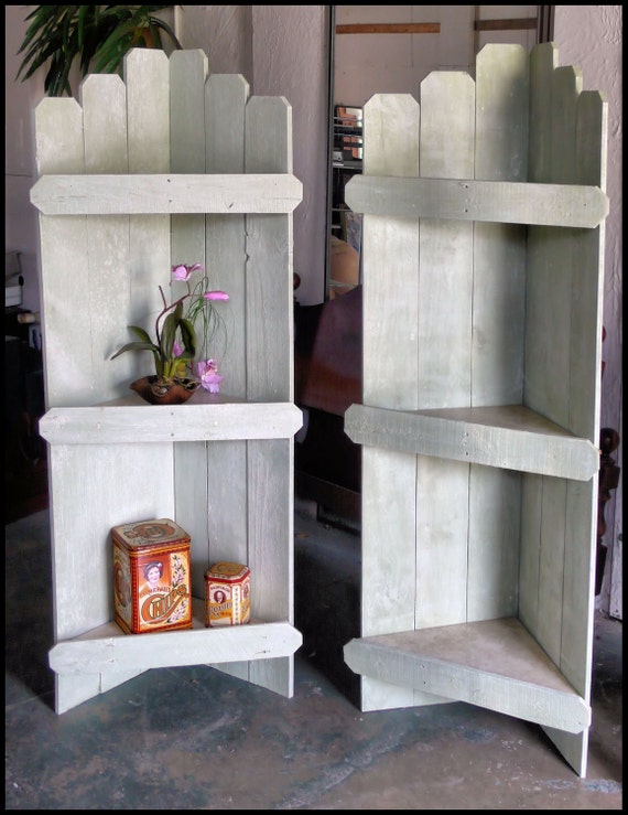 Items similar to Corner Shelves on Etsy