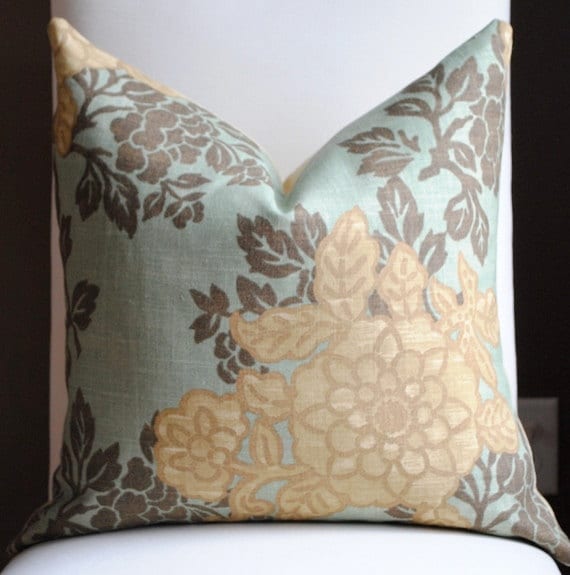 NEW Decorative Linen Pillow Cover20x20Designer by NelsonDesign