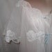 Vintage Sheer Robe Dressing Gown White Chiffon by Kayser Wedding