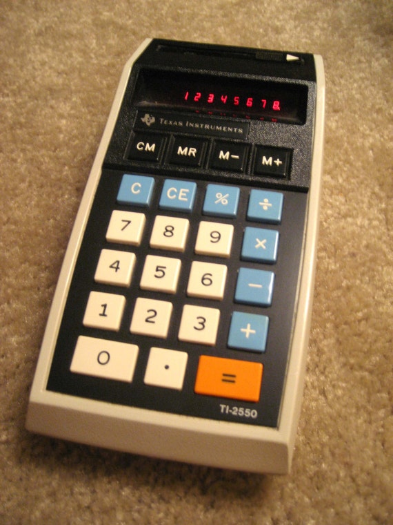 Texas Instruments TI-2550 Vintage Electronic by BlusciousVintage