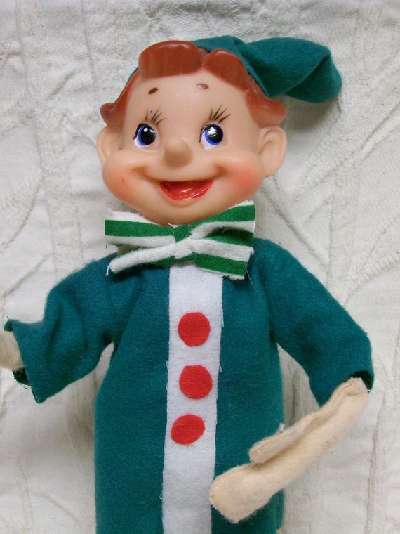 Vintage Pixie Elf Doll Circa 1950s Impishly by FabVintageEstates
