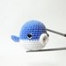 Baby whale MochiQtie - Mochi size Amigurumi toy