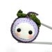 Amigurumi - Grape Baby MochiQtie - Crochet Amigurumi mochi size mini toy doll