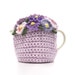 Lilac Lavender and Light Purples Flower Basket Tea Cosie