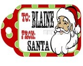 Christmas Gift Tags- FROM SANTA Printable PDF tag Il_170x135