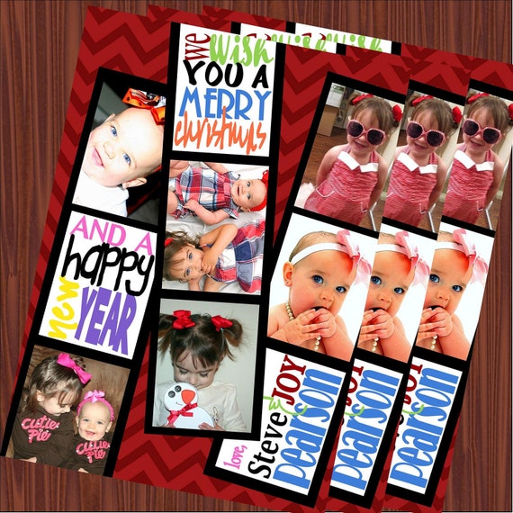 Christmas Cards- Photo Cards-Holiday Cards Printable JPEG Il_570xn