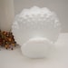 S A L E - Candle Holder Fenton White Milk Glass Hobnail - Holds 6 Taper Candles or a Pillar Candle Vintage - D30