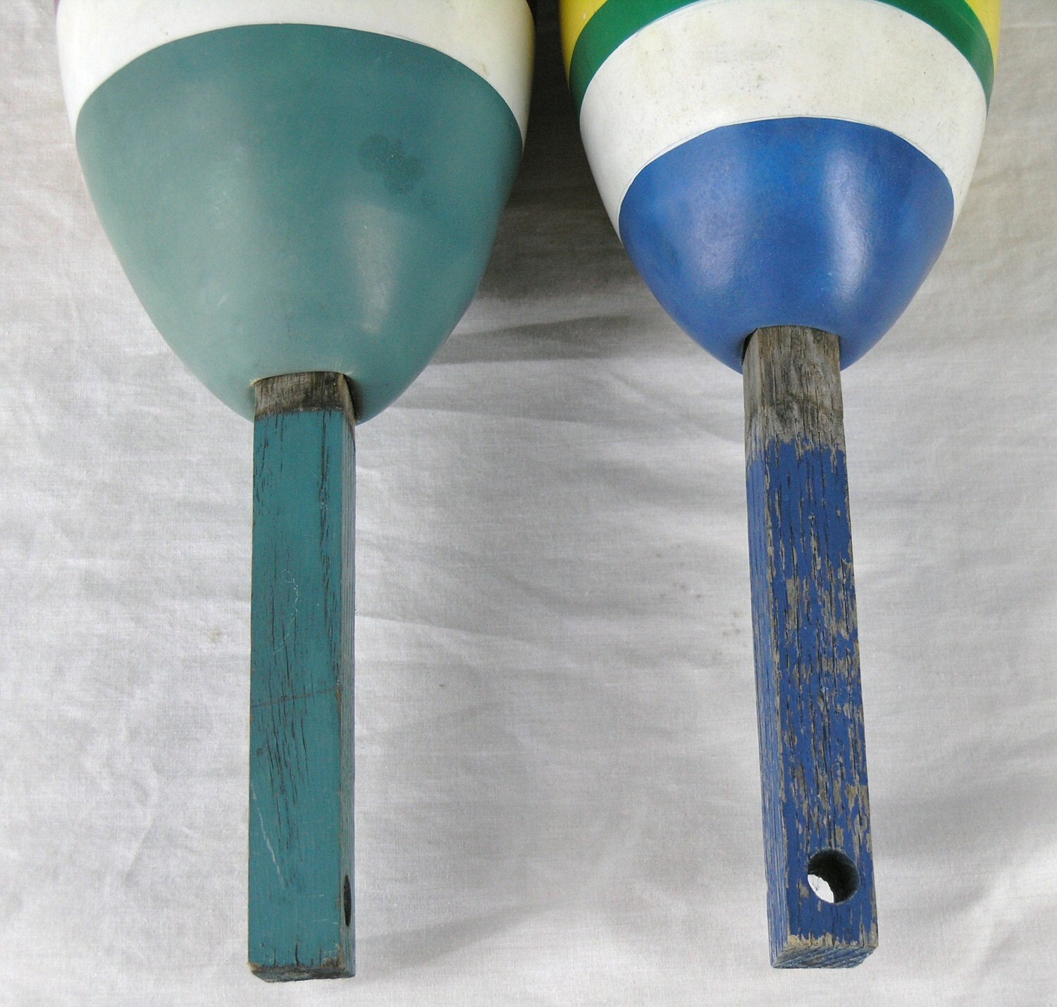 Vintage Spongex Hand Painted Nautical Lobster or Crab Buoys