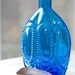 Vintage Glass Bottle Blue