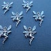 Silver Fairy Charms 16 pcs