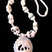 Preban carved ivory elephant necklace - 20 inches