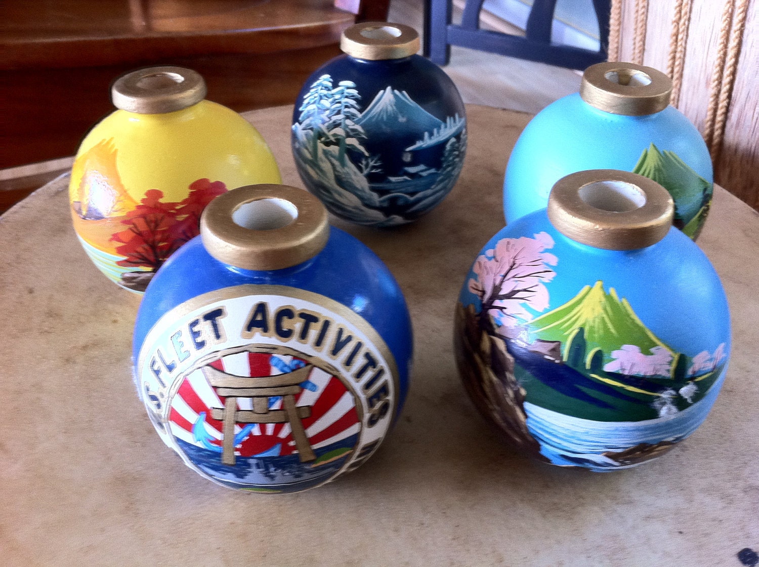 Hand GrenadesRARE Set of Type 4 Pottery by AsianPacificCo on Etsy