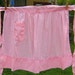 SALE Vintage Pink Gingham Apron RickRack Trim Farmhouse Kitchen