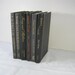 Vintage BLACK BOOKS Instant COLLECTION Retro Prop Decor Gray