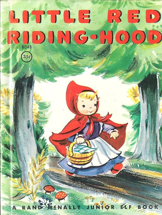 Little Red Riding Hood Vintage Book by ToysFromTheAttic on Etsy