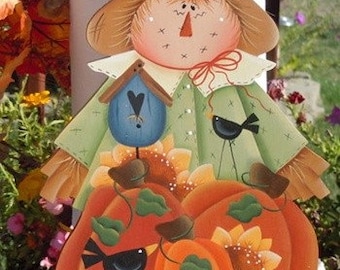 Scarecrow paper towel holder