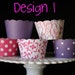 New Fancy Nancy Design Cupcake Wrappers