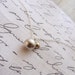Gold and silver necklace - silver and gold double ball - simple everyday jewelry