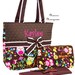 Personalized Owl Print Diaper Bag Set - Monogrammed FREE Brown and Owl Print
