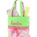 Personalized Diaper Bag Set Floral Pink & Green Monogrammed
