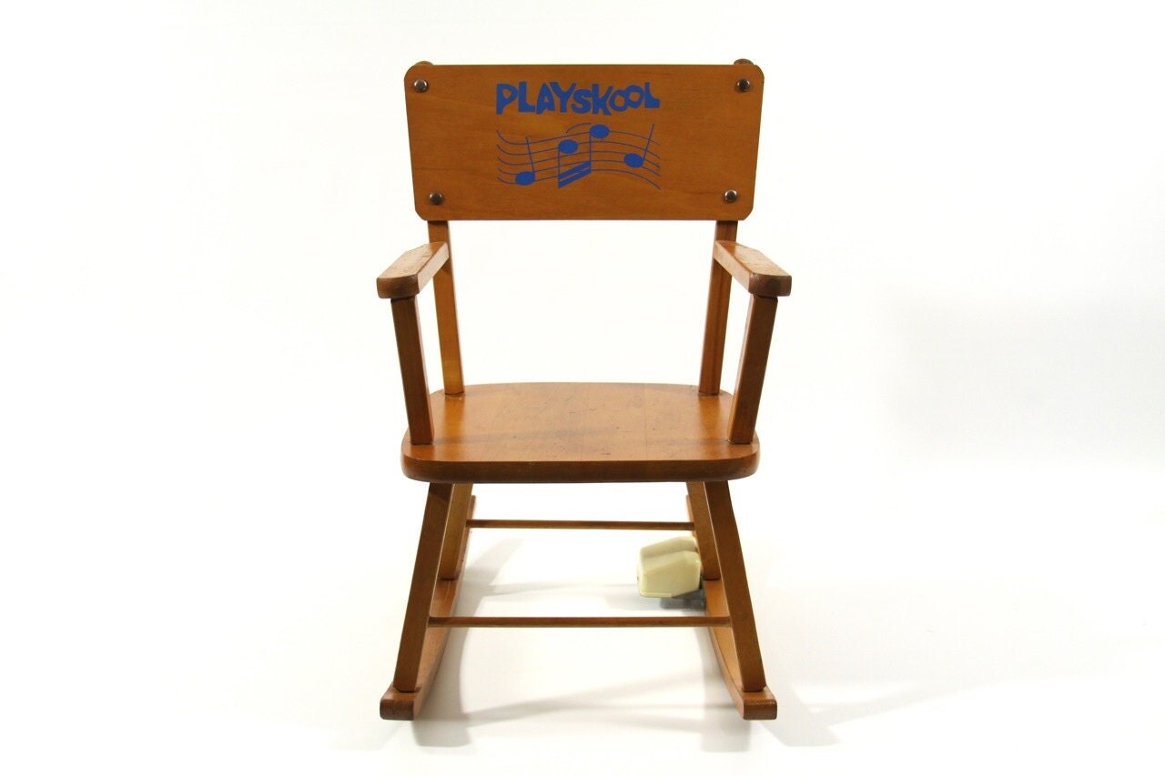 RESERVED Musical Rocking Chair