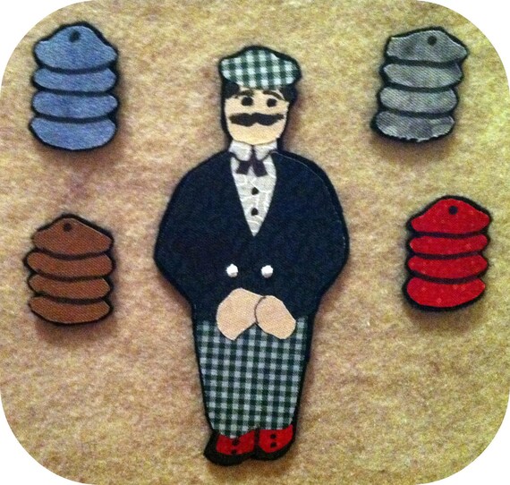 Caps For Sale Flannel Felt Board story