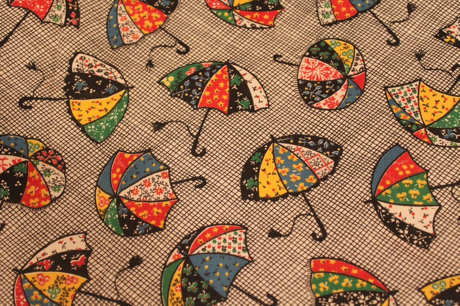 Vintage Umbrella Fabric