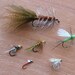 Great Gift for a Fisherman, Fly fishing Six-pack of Trout flies, Eastern Selection