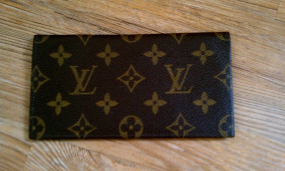 Vintage Louis Vuitton Checkbook Cover Case French by Moderra