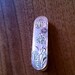 Antique Victorian Floral Engraved Gold Tie Clip