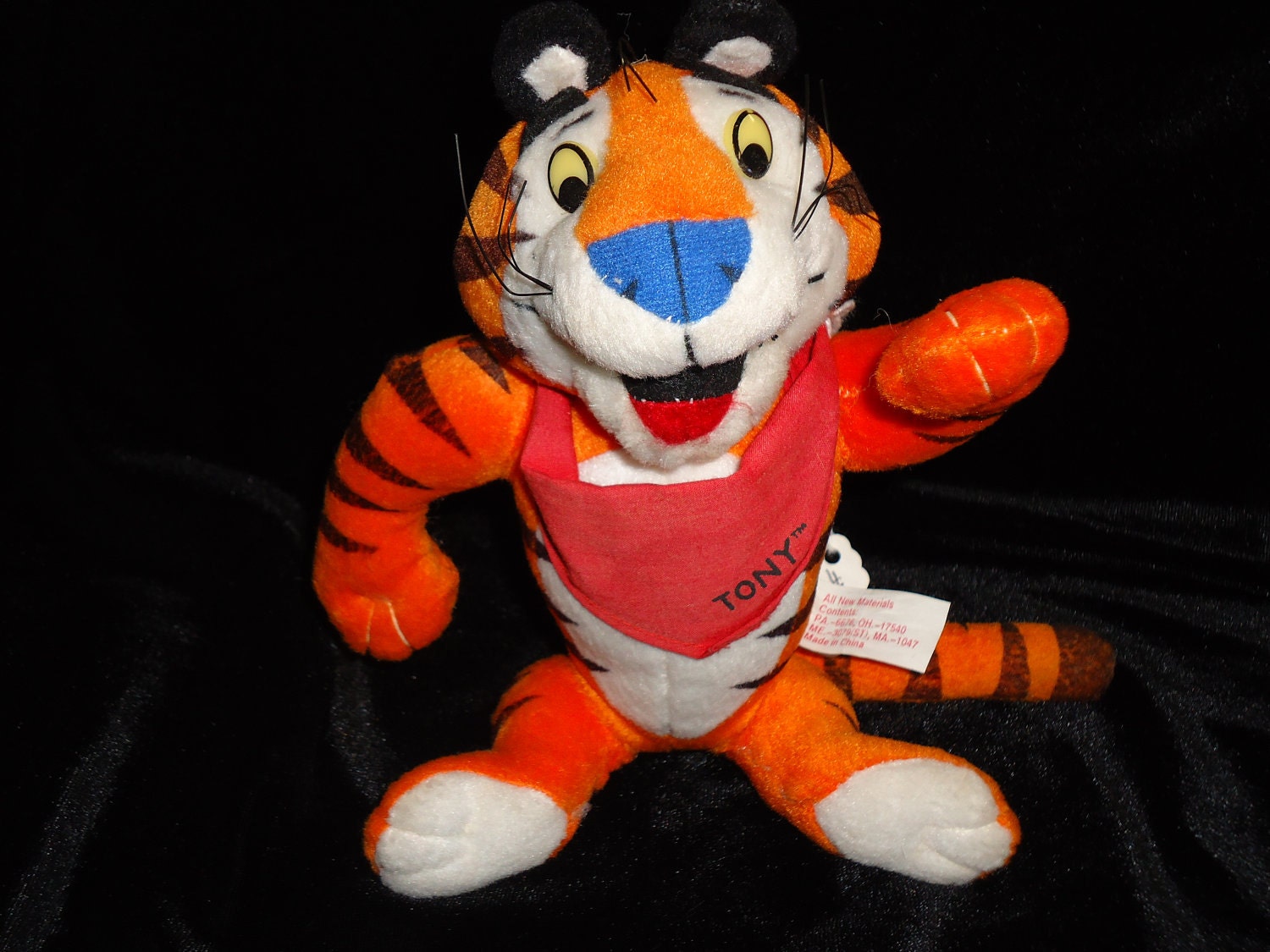 Vintage Stuffed Toy Tony the Tiger Kellogg's Advertisement