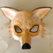 Red Fox Leather Mask