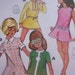 vintage BURDA sewing pattern GIRLS dress pants tunic top size 10 MOD retro 1970s german brand new in package