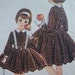 lovely vintage 1958 mccalls girls DRESS petticoat sewing pattern HELEN lee design SIZE 8 plastron full skirt party pretty johnny collar