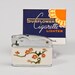 Working 1950s Sunflower Pocket Lighter With Enameled Lotus Flower NOS