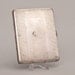 Vintage Slim British Emu Silver Plate Art Deco Cigarette Case