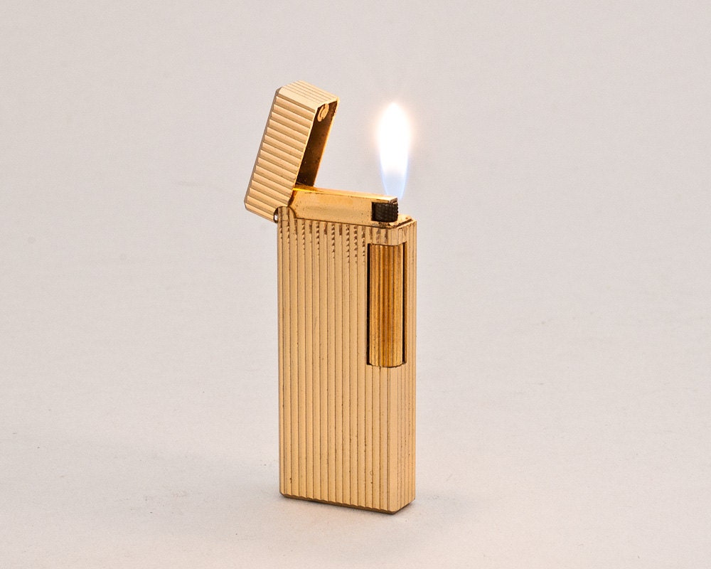 Vintage 1960s Penguin Dress Roller Style Butane Pocket Lighter