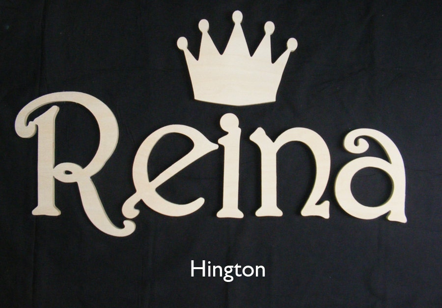 12 Unpainted Wooden Wall LettersRoom decor