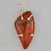 Sonora Sunrise Jasper Cabochon Pendant. Fine Silver OOAK