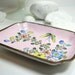 Vintage Cloisonne Dish Trinket Butterfly Pale Pink 50's (item 4)