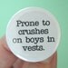prone to crushes on boys in vests 1.25 inch button. that was the main reason anyone watched inception.